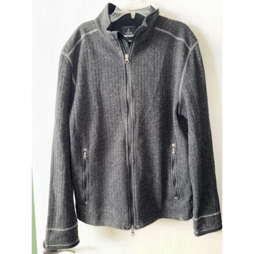 prAna Barclay Wool Blend Sweater - Men's Medium - Picture 2 of 6